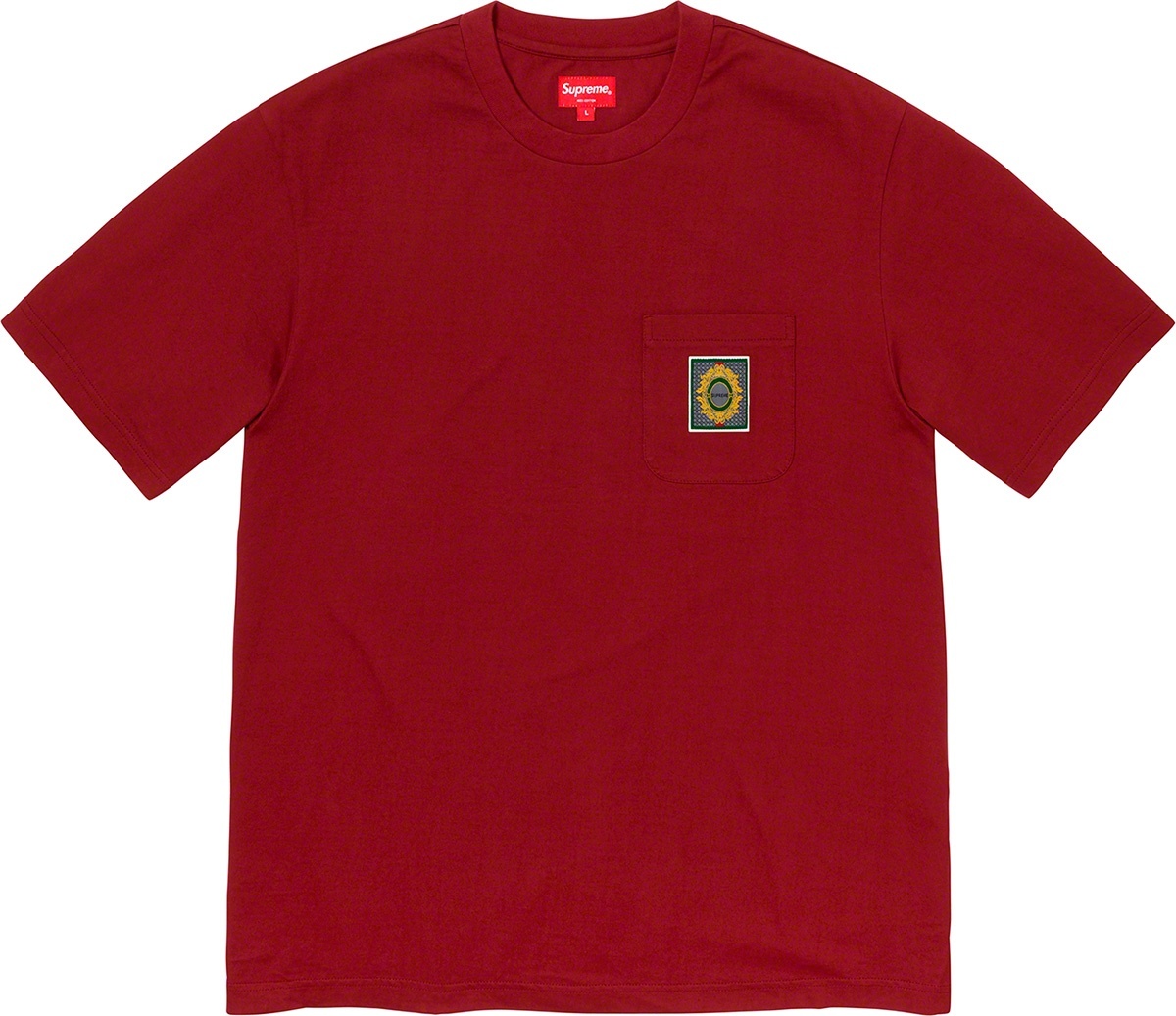 Crest Label Pocket Tee view 2